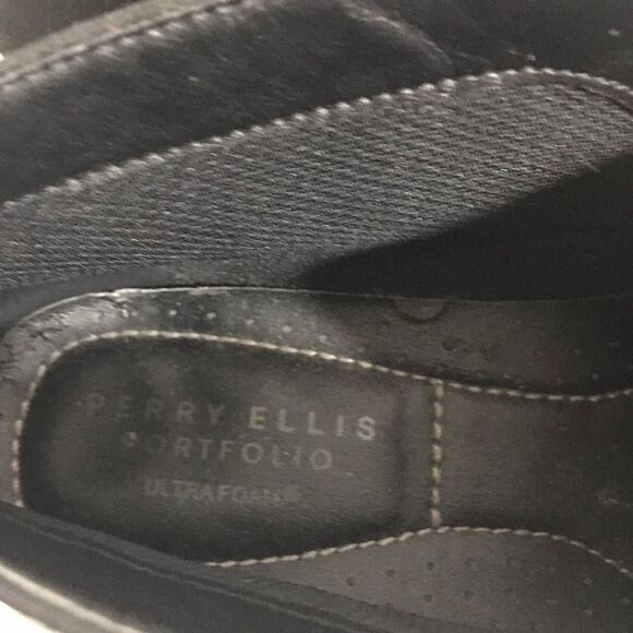 Perry Ellis Black Chukka Boot Shoes Size 9 Men's - Picture 6 of 9